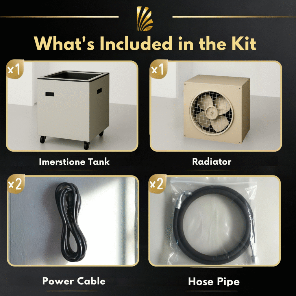BITSubmergee X6 Immersion Cooling Kit includes